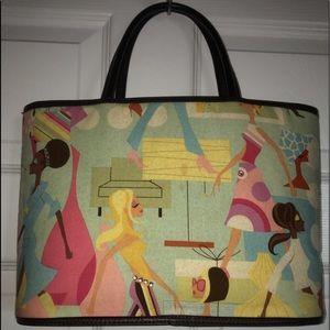 Scarf Print Purse/ Tote